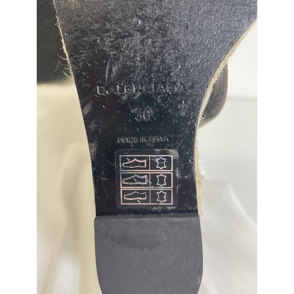 Balenciaga Gray Suede Wedge Espadrilles (See Images) - Picture 10 of 10
